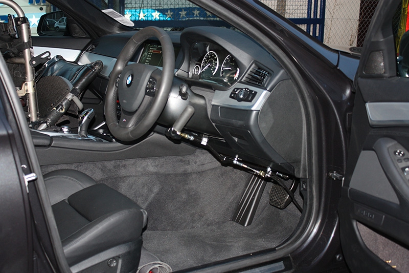 Brunel Motors BMW 530 M Sport Touring fitted with Alfred Bekker brake accelerator system