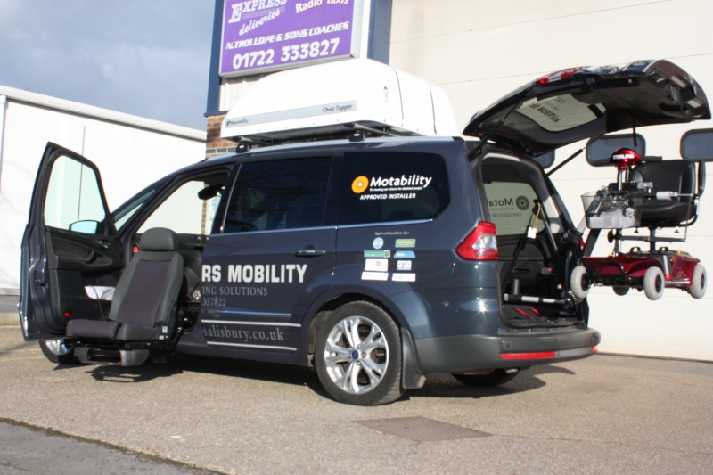 Disability driving aids demo car